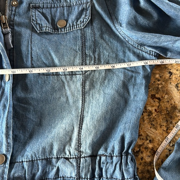 Ashley Denim chambray utility jacket - Picture 7 of 8